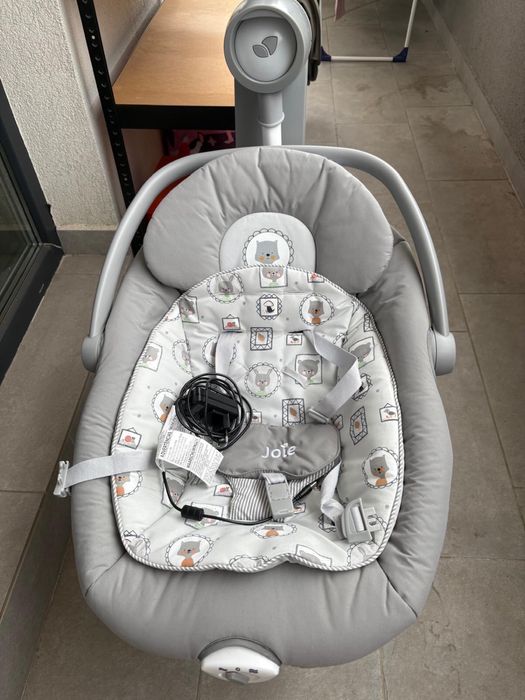 Leagan si balansoar pentru copii Joie Serina 2 in 1, rotativ, Portrait