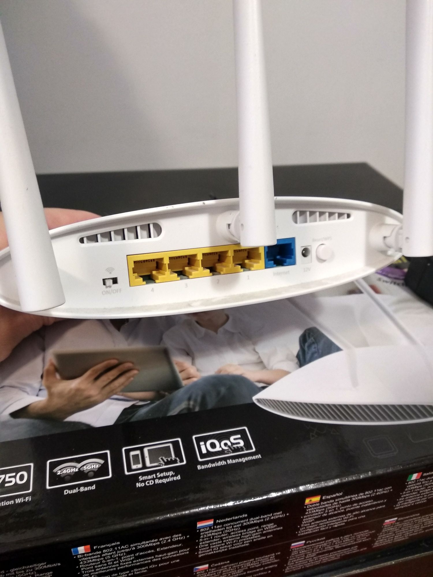 Router wireless edimax AC750 dual band