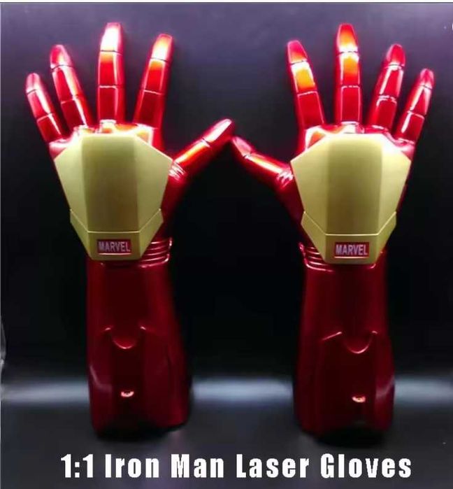 Marvel Ръкавици със светлини Iron Man Железния човек Марвел 2бр