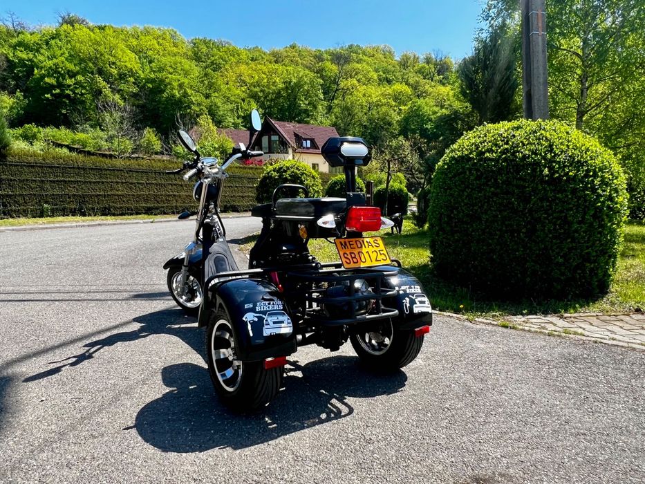 Scooter electric SHANSU CP3 -CARGO, 2 locuri, 2000W, 68 km