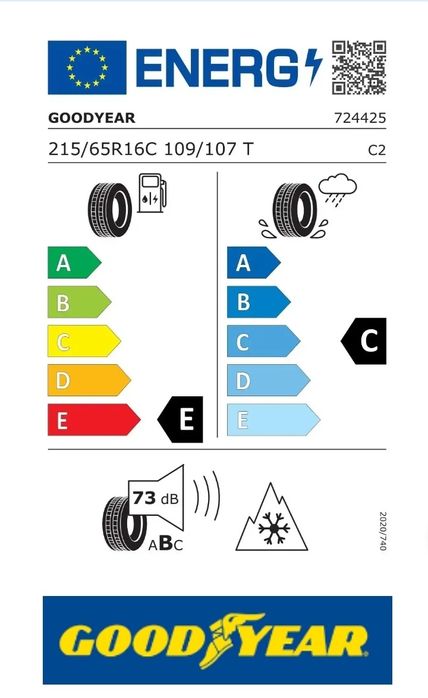 Set Goodyear Ultra Grip Cargo 215 65  R16C