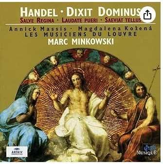 Vând CD muzică sacră-Handel-Dixit Dominus