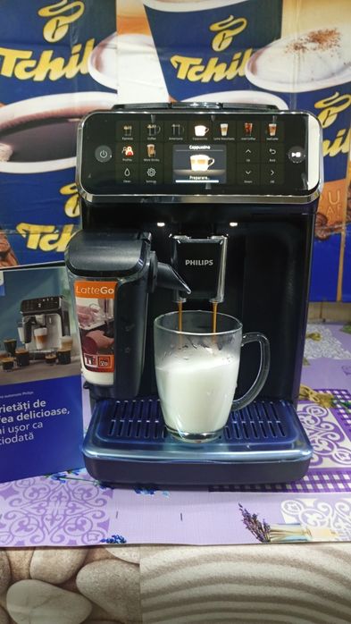 Expresor cafea Philips Latte Go 5500 câteva cafele, cana noua!!