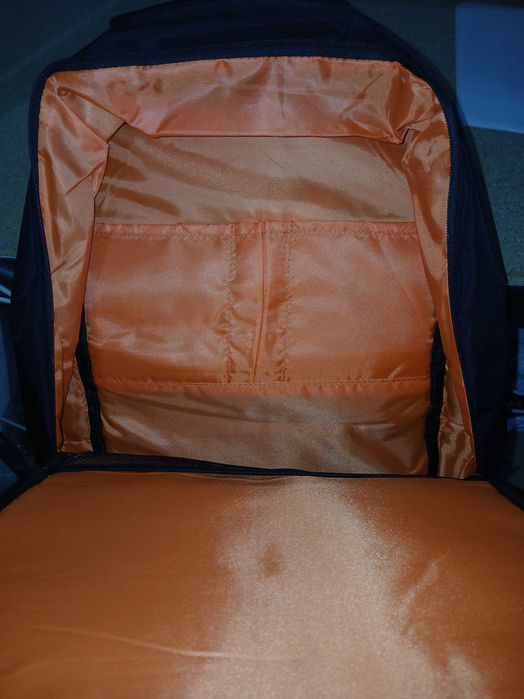 Rucsac laptop cu bretea troler, capacitate mare, negru