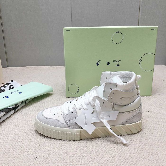 Adidasi OFF WHITE - High White SNEAKERS Premium din Piele Full Box NOI