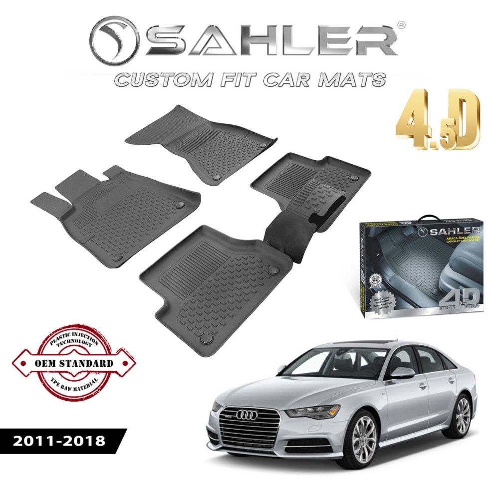 Гумени Стелки SAHLER 4D AUDI А6 2011 - 2018