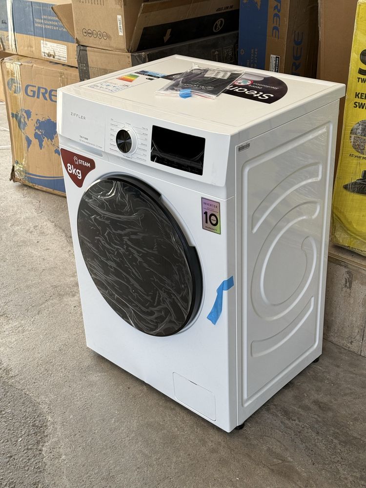 Kir yuvish mashinasi Ziffler T80-F1INW 8 kg Inverter