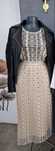 Rochie crem/nud/rose zara M