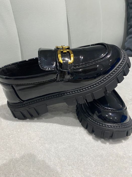 Черни мокасини нови