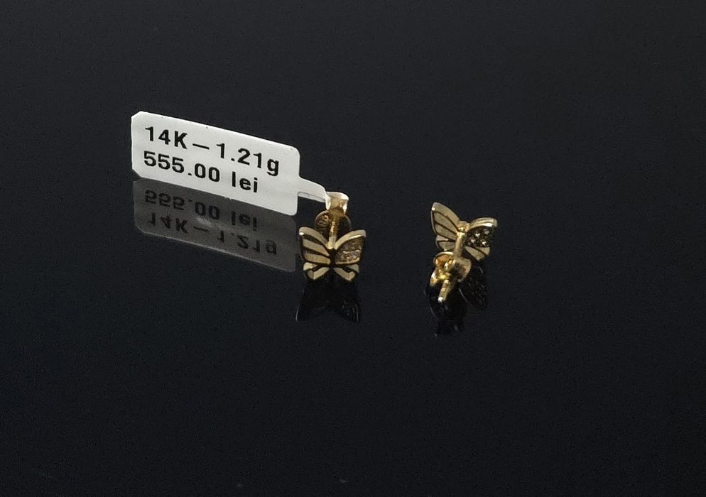 Cercei aur 14k 1.21gr