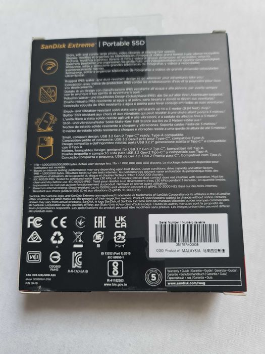 SSD portabil SanDisk 2 Tb