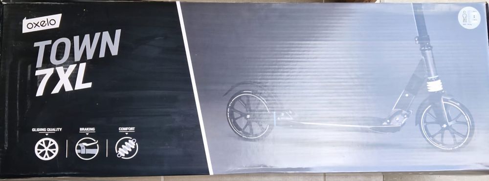 Trotinetă Town T7XL Negru Adulți