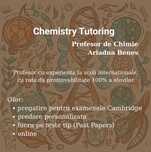 Meditatii Chimie (Chemistry Tutoring) - Cambridge System