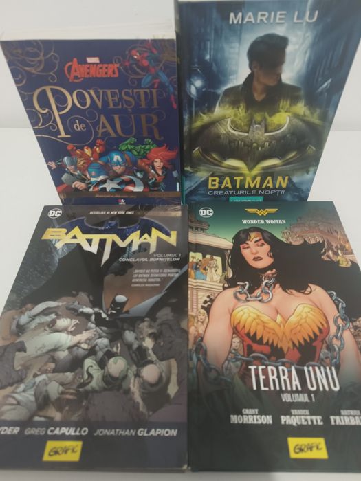 Comicbook Batman/Wonderwoman/DC/Marvel + Carte batman