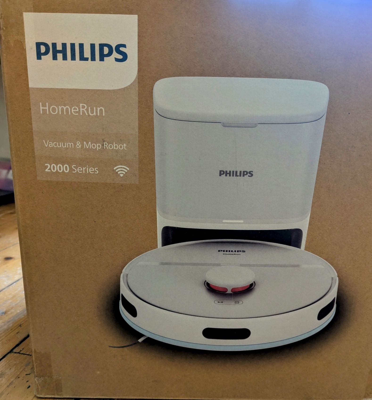 Прахосмукачка-робот Philips HomeRun Vacuum&Mop Robot 2000 series