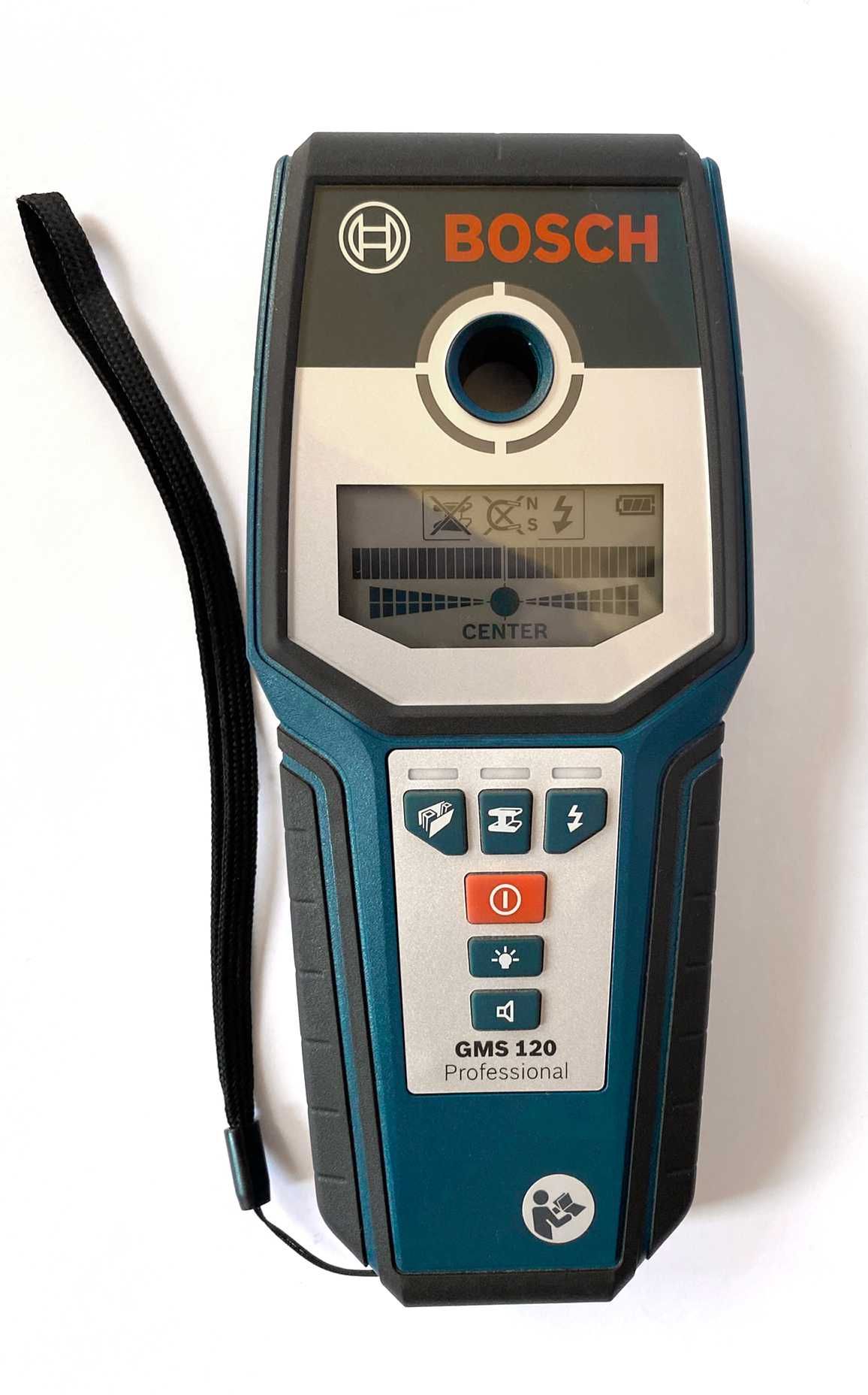Bosch GMS 120 Professional детектор за кабели, метал, дърво, почти нов