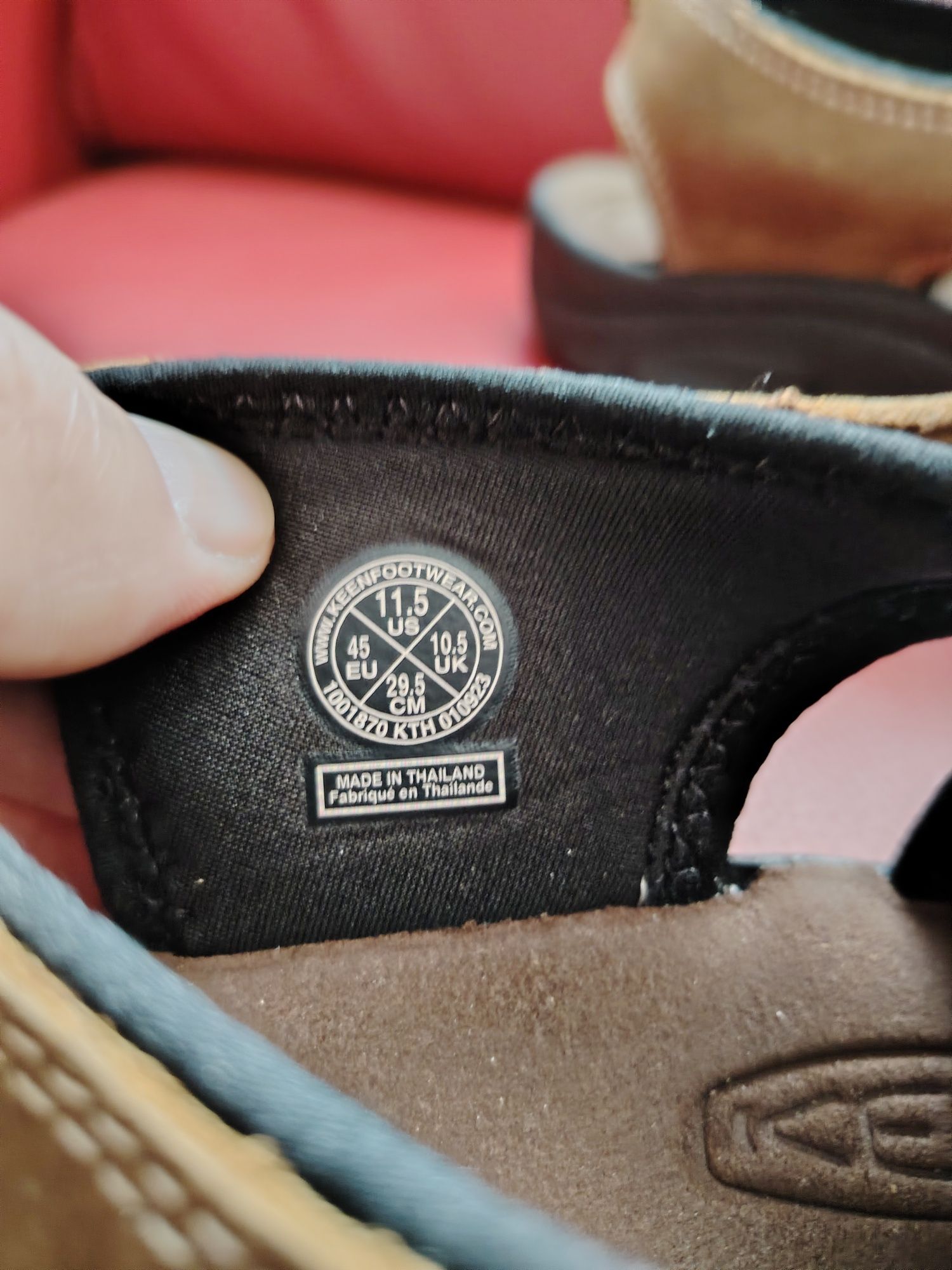 Sandale Keen Piele naturala 45, Noi