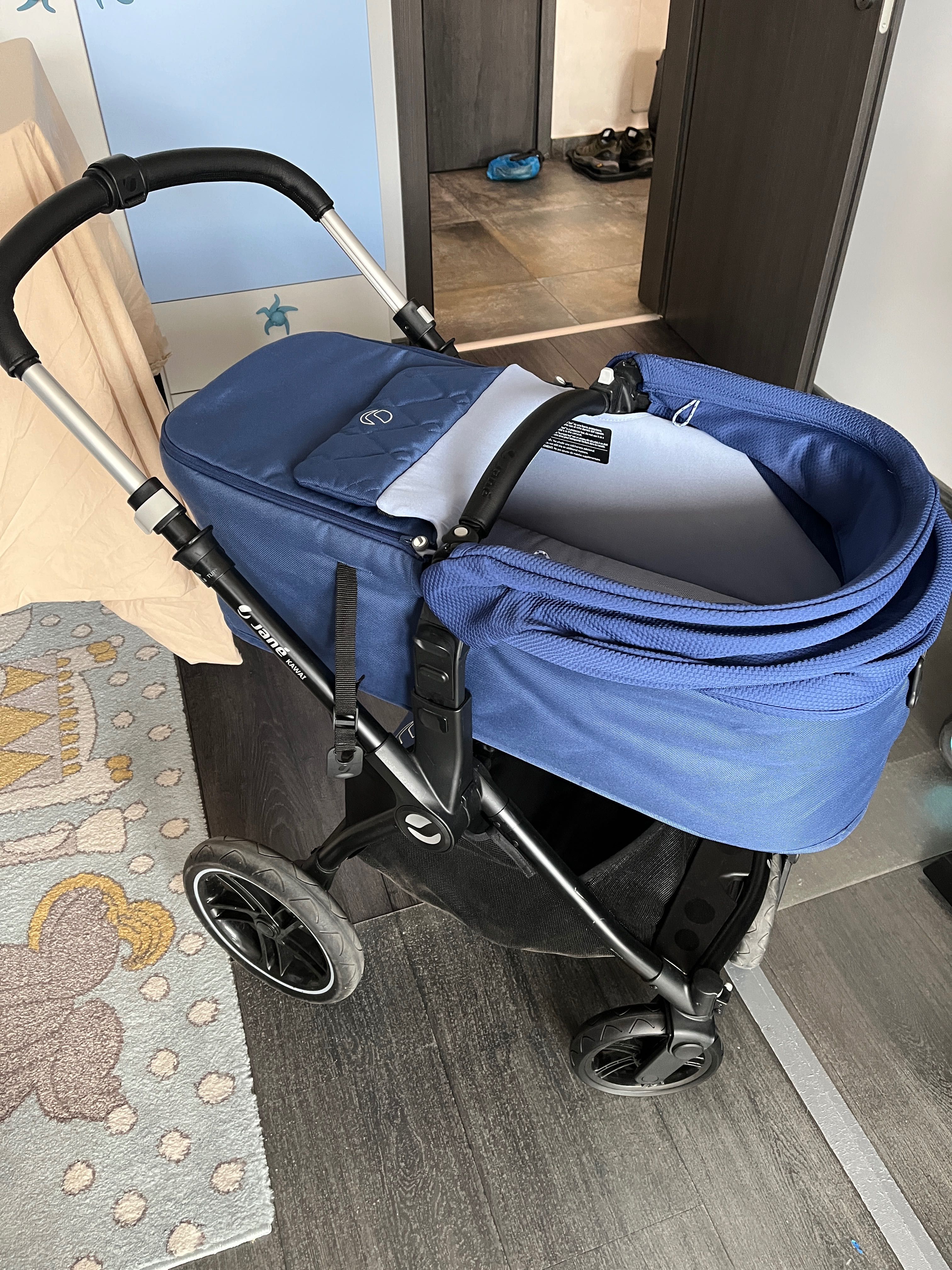 Бебешка количка JANE KAWAI Micro 3 в 1 Lazuli Blue
