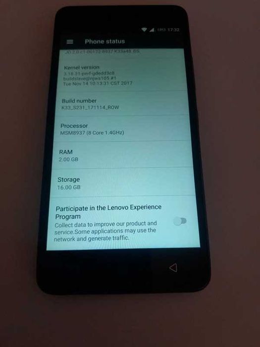 Smartphone Lenovo K6