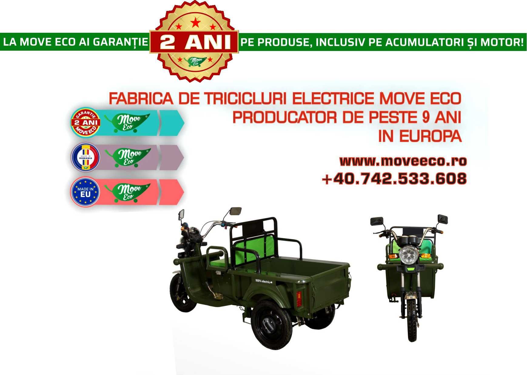 Triciclu electric Mini /ECO/Fabricat la MoveEco RO
