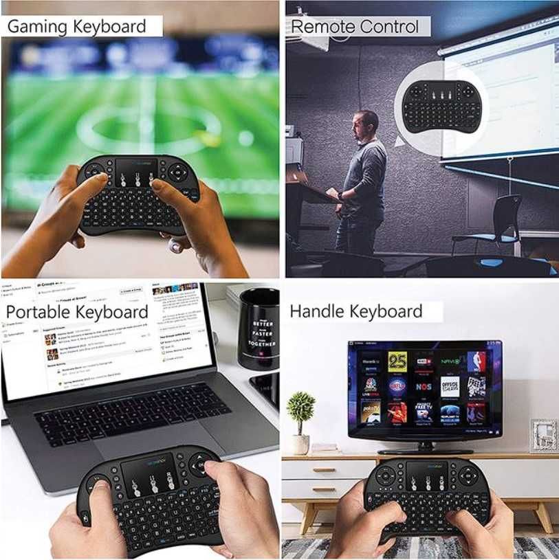 Tastatura Mini Wireless cu Touchpad