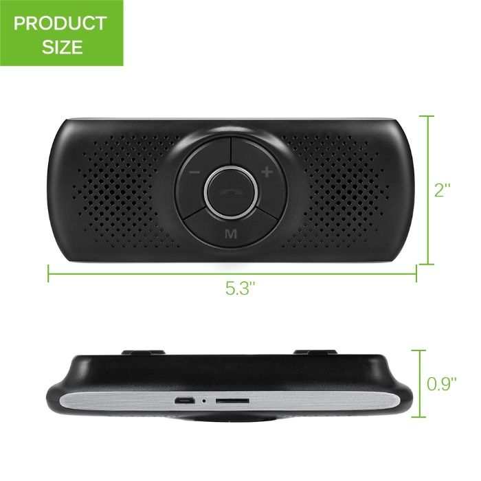 Handsfree cu difuzor kit auto Siri Bluetooth 4.2 3W