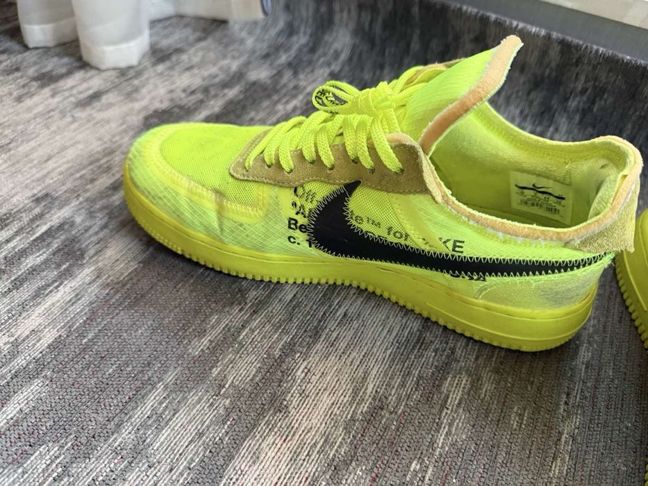 Nike Airforce 1 Low Off-White Volt