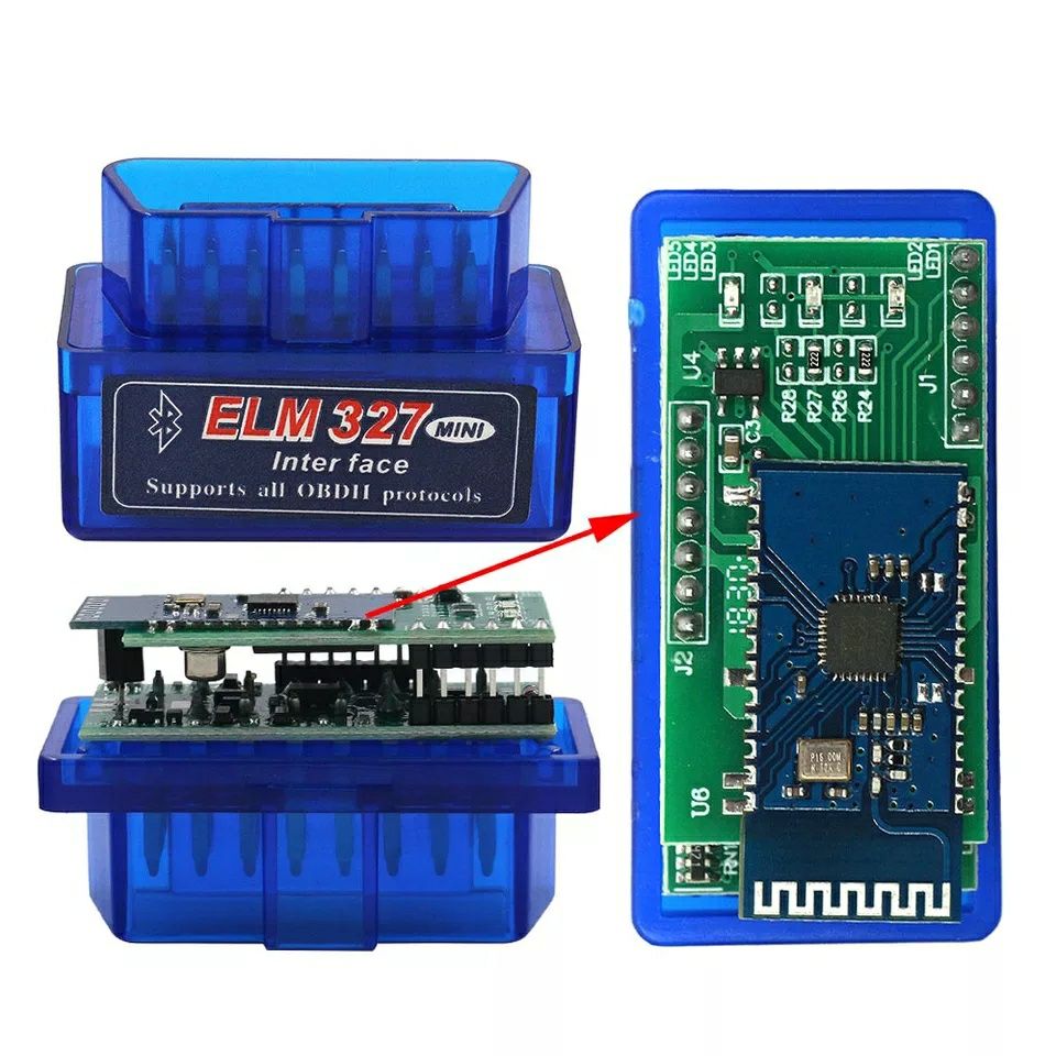 Автосканер для диагностики автомобиля ELM 327 OBD 2