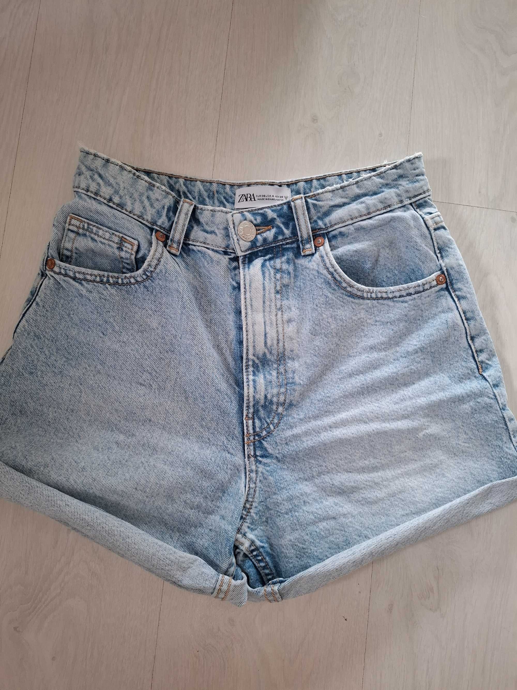 Дамски къси дънки ZARA