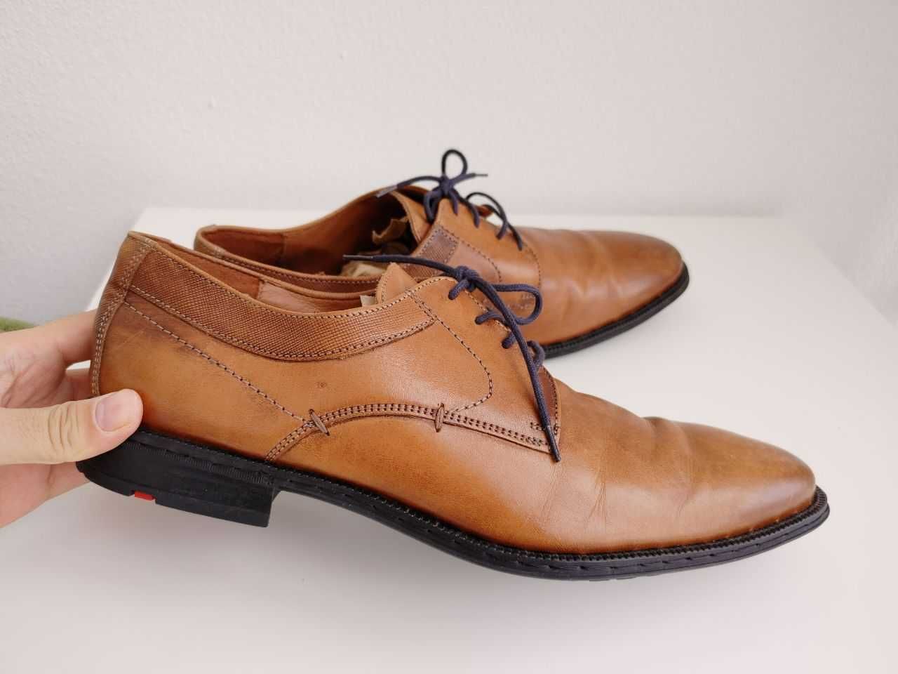 Германская мужская обувь кожа туфли Lloyd 44р Бу в отл.сост Германия