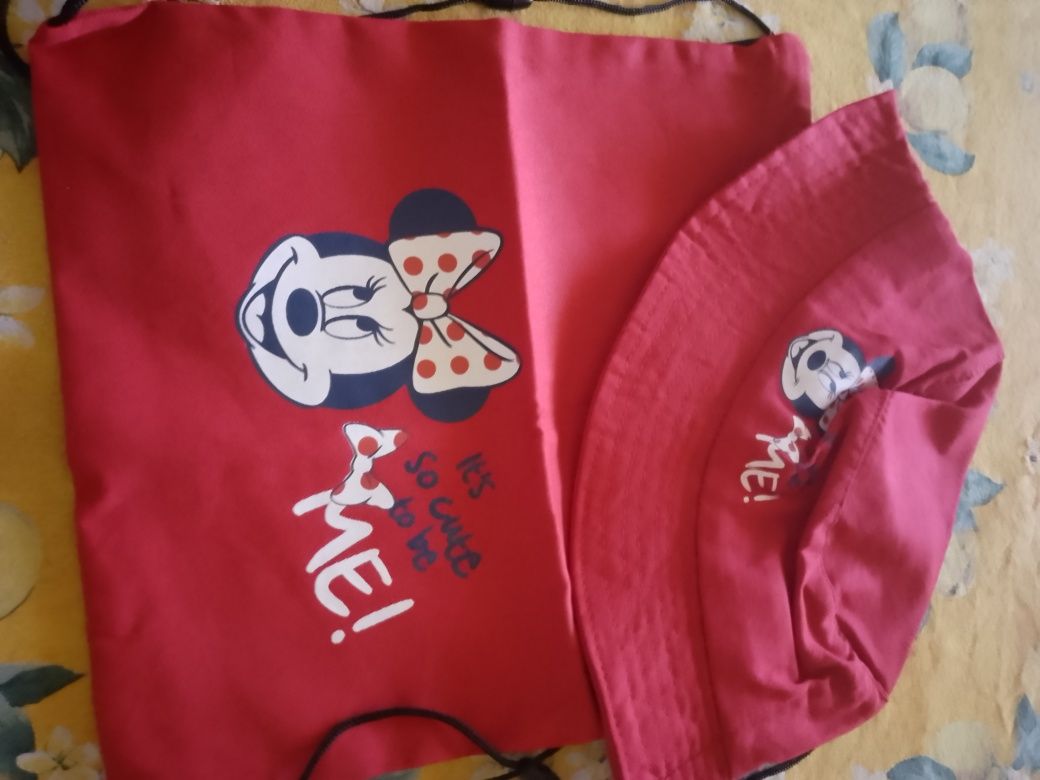 Set pălărie și rucsac Minnie