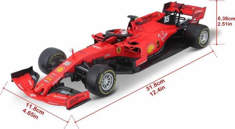 Macheta Ferrari SF90 Charles Leclerc Formula 1 2019 - Bburago F1 1/18