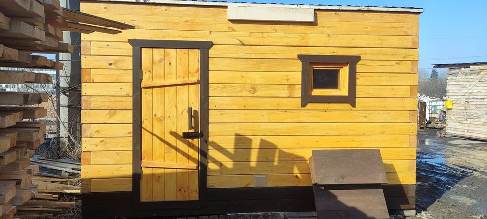 Мобильные бани, бани из соснового бруса камерной сушки