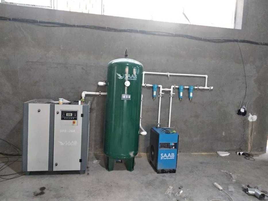 АКСИЯ/Винтовой компрессор 7,5квт. Vintovoy Kompressor 11kw Kомпрессор