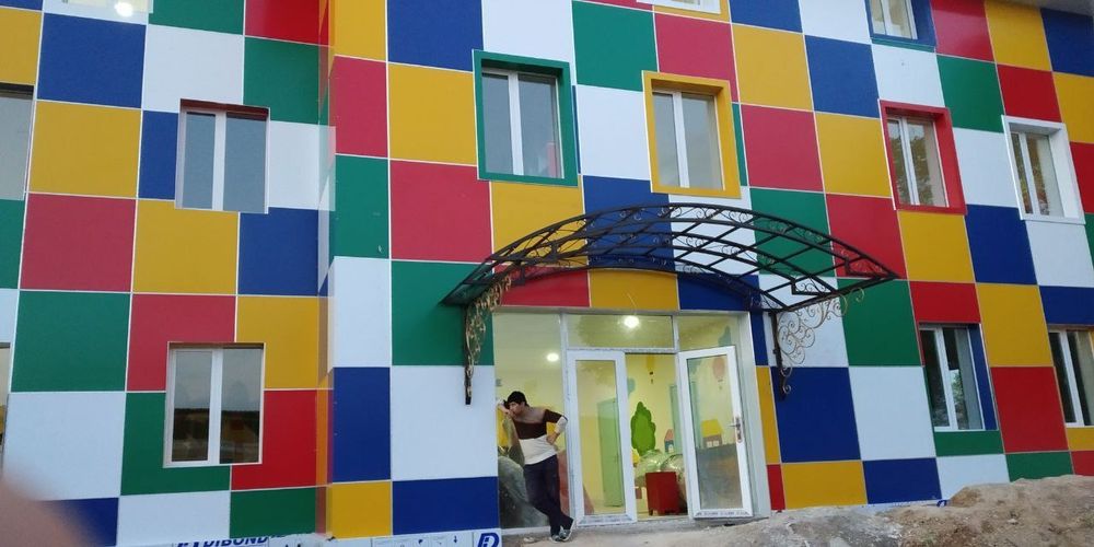 Аликафон алюкобонд алкабонд фасад