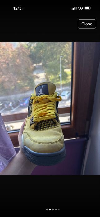 Jordan 4 Lightning originali