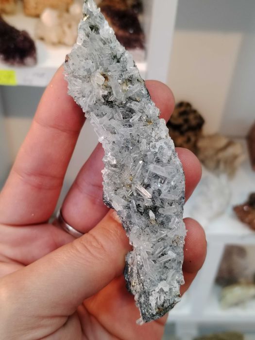 Планински кварц с халкопирит от Мадан