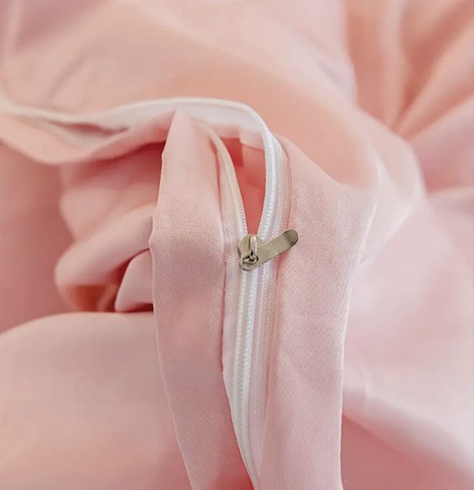 Спален комплект розов