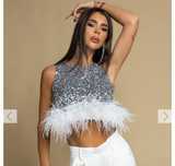 Nikole Collection топ с пера