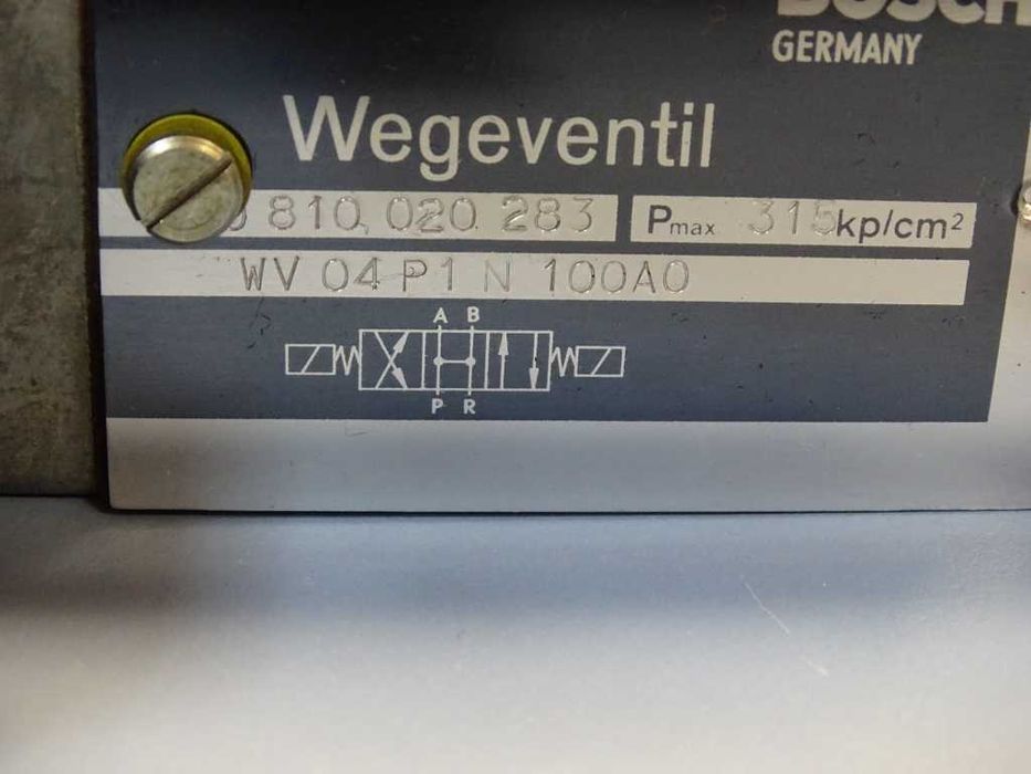 Хидравличен разпределител BOSCH WV04P1N100A0 directional control valve