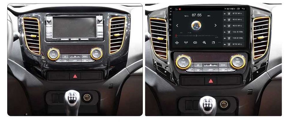 Navigatie Mitsubishi L200 din 2014 - 2020 , Garantie 2GB 4GB 8GB RAM