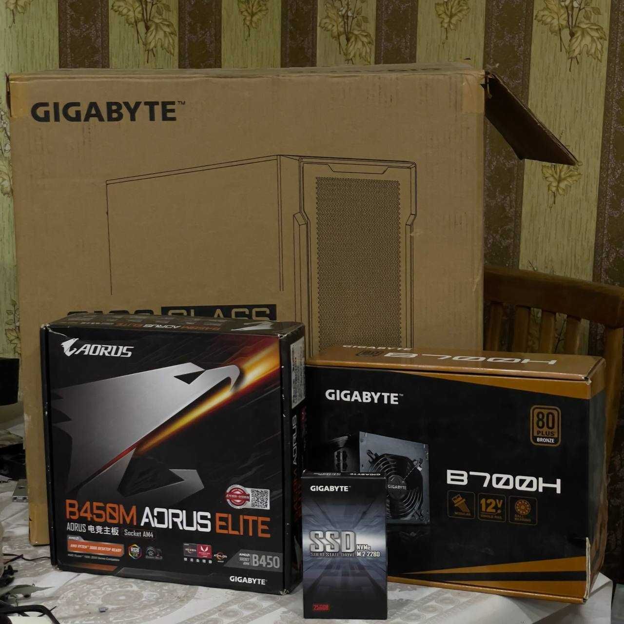 Gigabyte Сборка на базе AMD B450M Aorus Elite и R5 3600