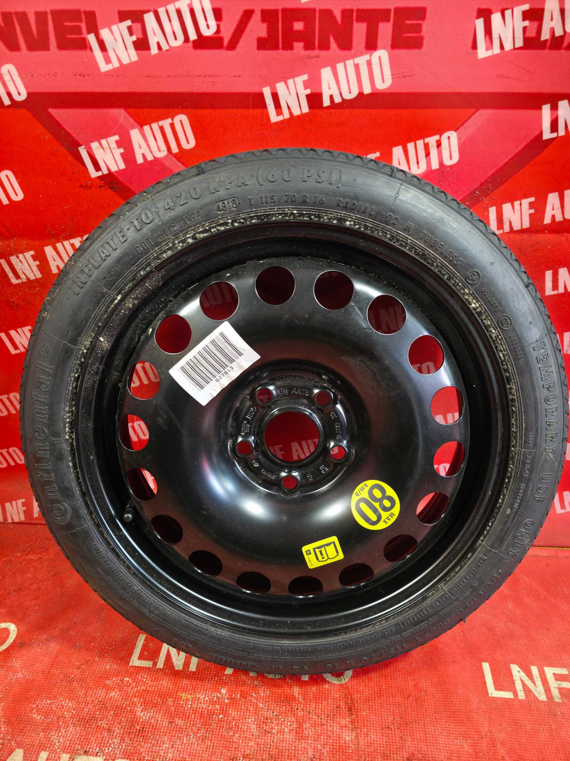 Roata Rezerva SLIM 5x105 16'' OPEL Astra J Benzina Astra K NOUA 2019