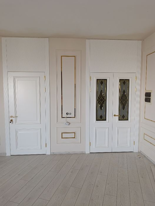 Установка дверей / Есік орнату замок ,дабор