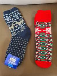 Комплект дамски и мъжки зимни чорапи