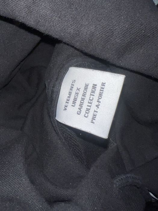 Vetements mixed letters hoodie