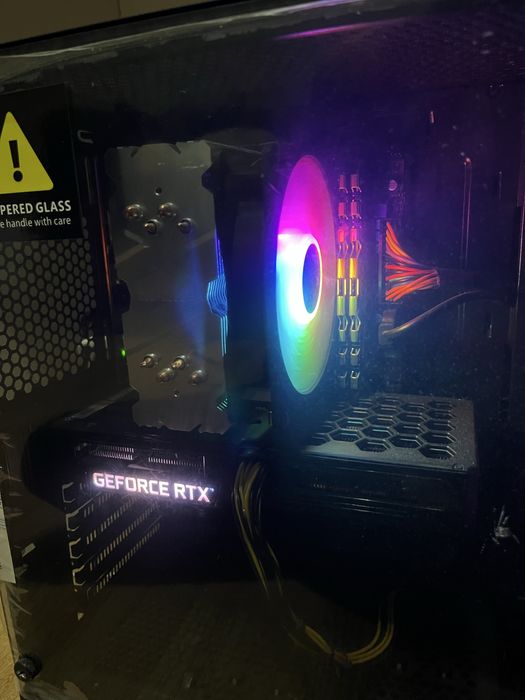 Мощный игровой ПК монитор 24.5 XTREON клавиатура и мышь в подарок