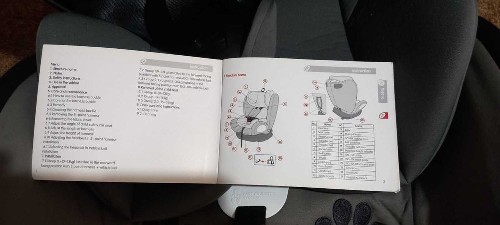 Детско столче с изофикс