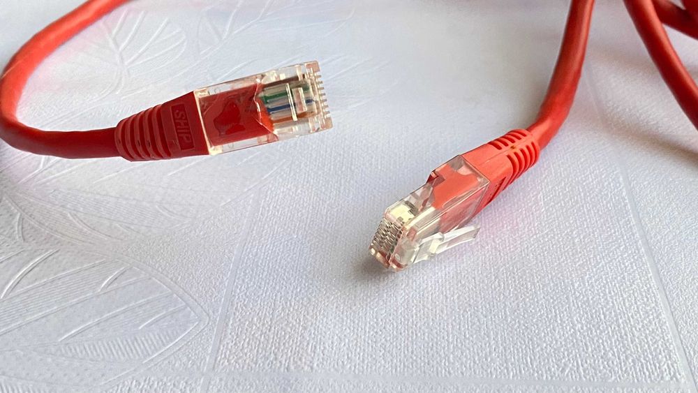 Сетевой кабель (патч-корд) RJ45 9,5 м — без повреждений, рабочий!