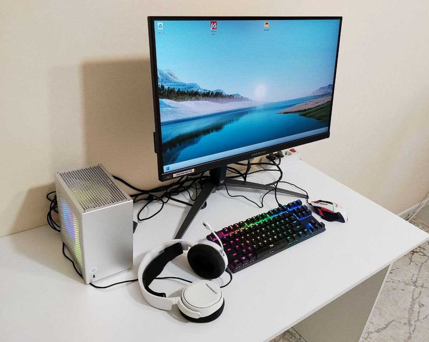 Mini-ITX Компьютер/Core i5-14600/Gigabyte RTX 5060/Монитор 2K 180HZ